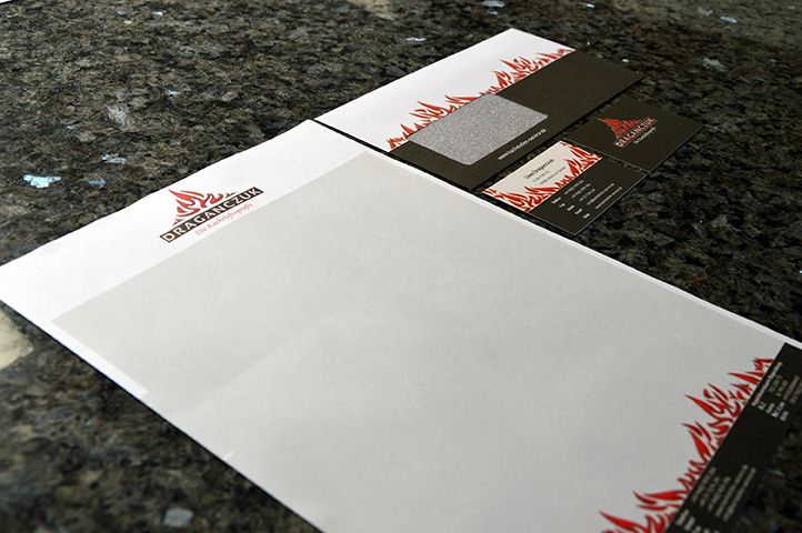 Design für Briefpapier Draganczuk - Die Kachelofenprofis